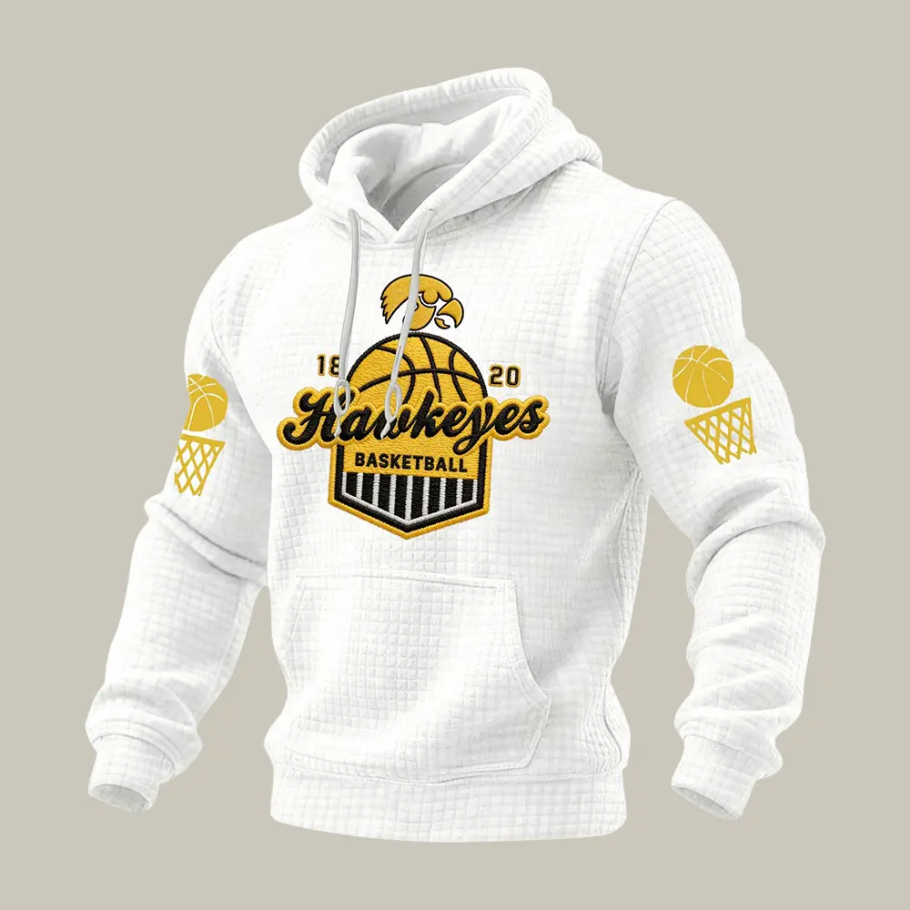 Iowa Hawkeyes Basketball Hoodie Game Day Clothing Best Gift For Basketball Lover