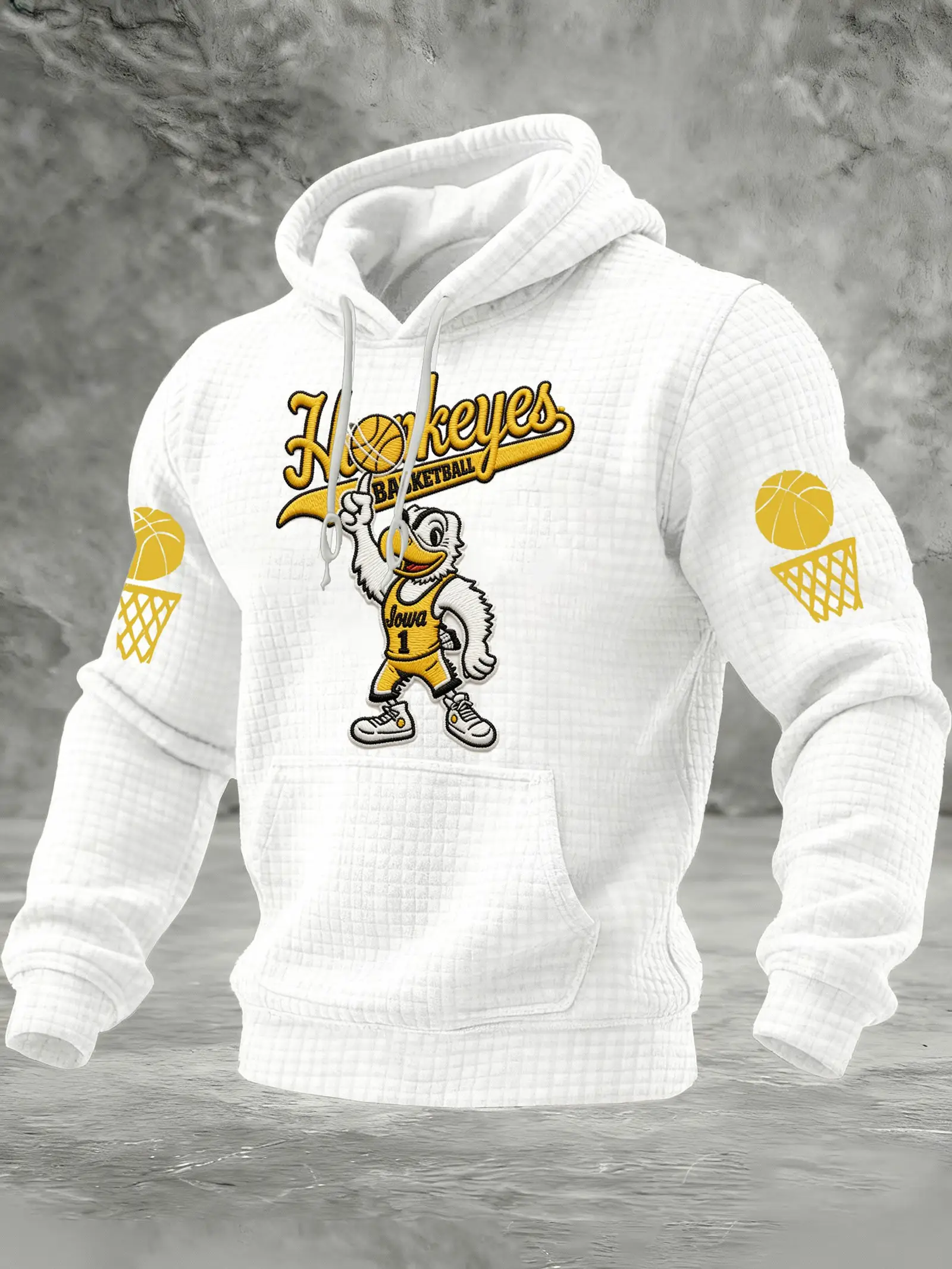 Iowa Hawkeyes Basketball Hoodie Game Day Clothing Hawkeyes Basketball Merch Fan Gear