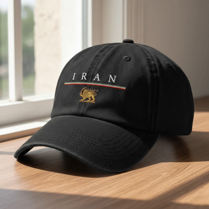 Iran Lion And Sun Flag Graphic Hat Free Iran Baseball Cap Good Gift For Patriots Iran Lion And Sun Flag Graphic Hat Free Iran Baseball Cap Good Gift For Patriots - Image 1
