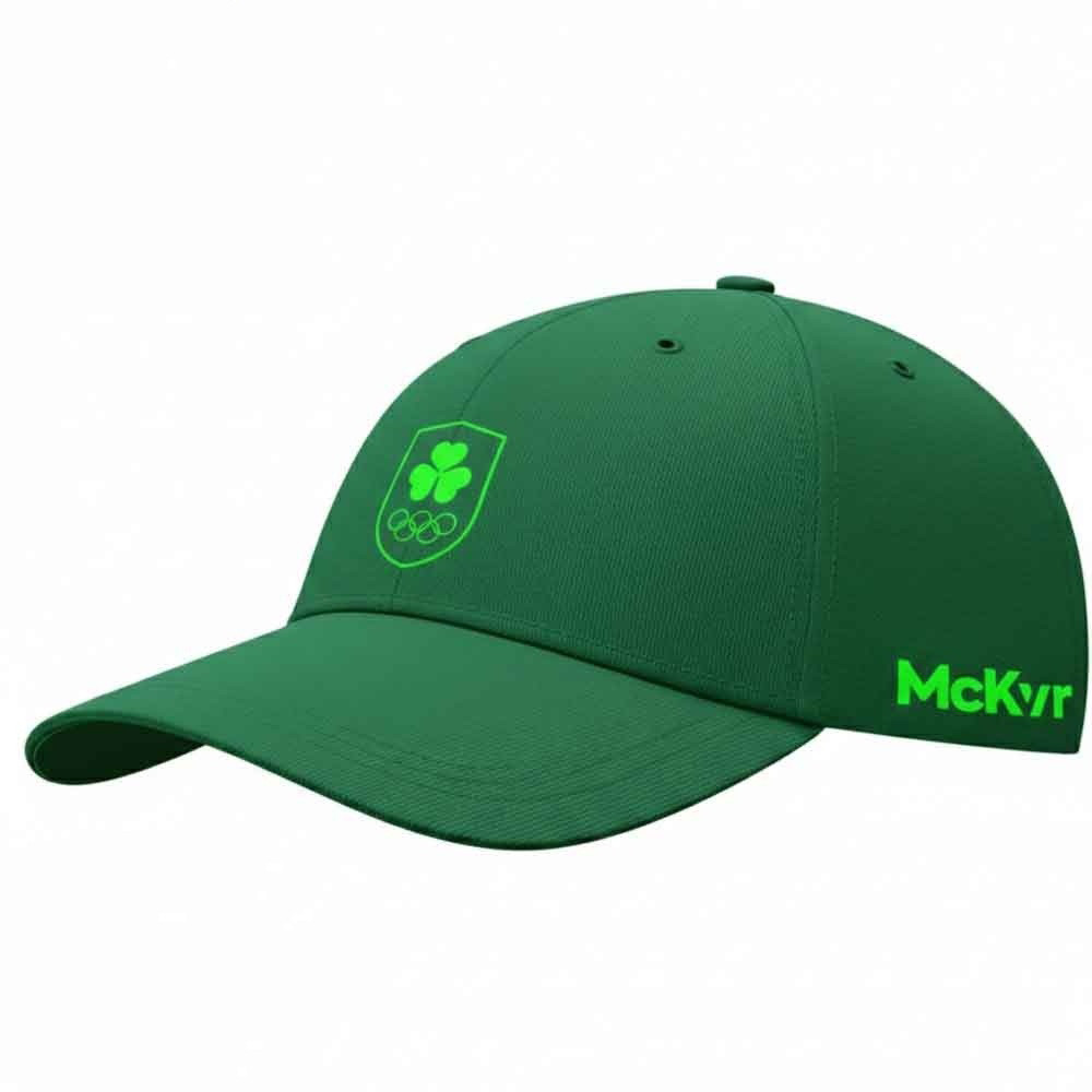 Ireland Olympic Hat 2026 Shamrock Logo Baseball Cap Gifts For Team Ireland Supporters