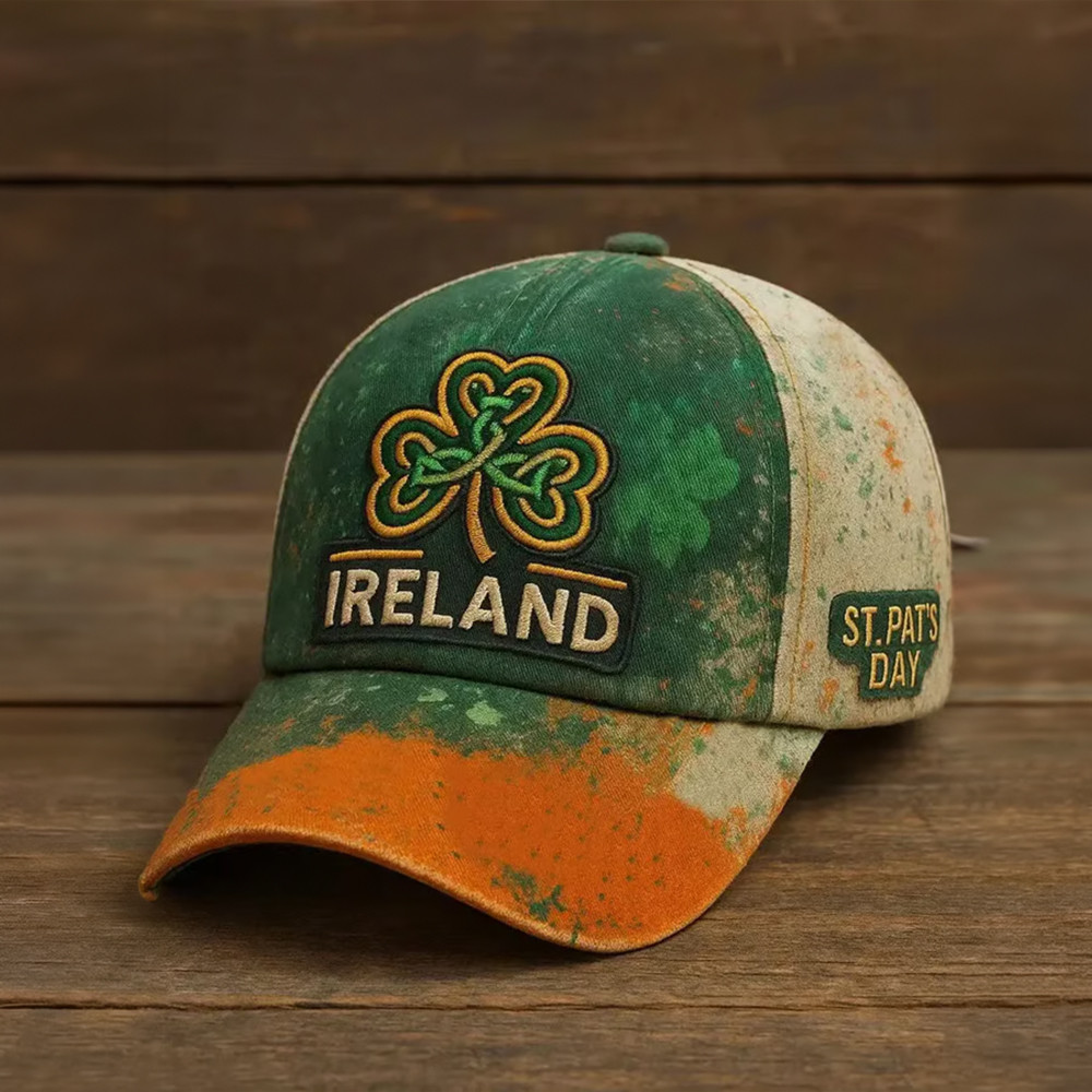 Ireland Saint Patricks Day Vintage Hat Saint Patricks Day Baseball Cap Present For Friends