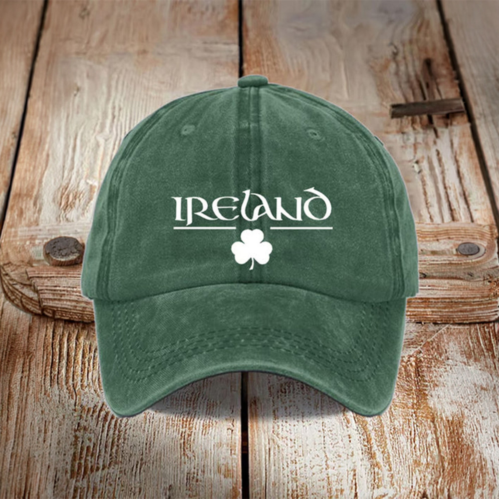 Ireland Shamrock Hat Saint Patrick's Day Baseball Cap Best Gift For Pats Day