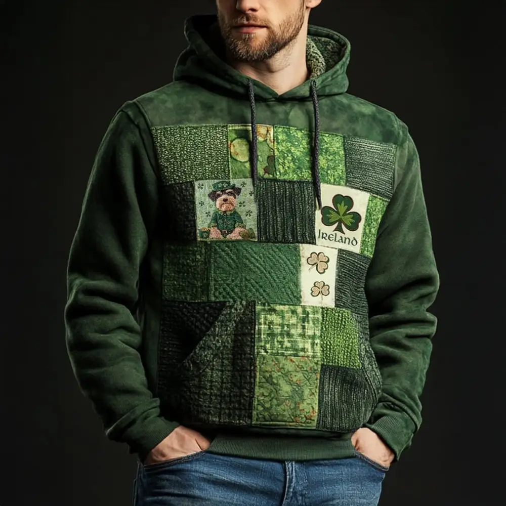 Ireland St Patrick's Day Hoodie Vintage Hoodie Gifts For Boyfriend