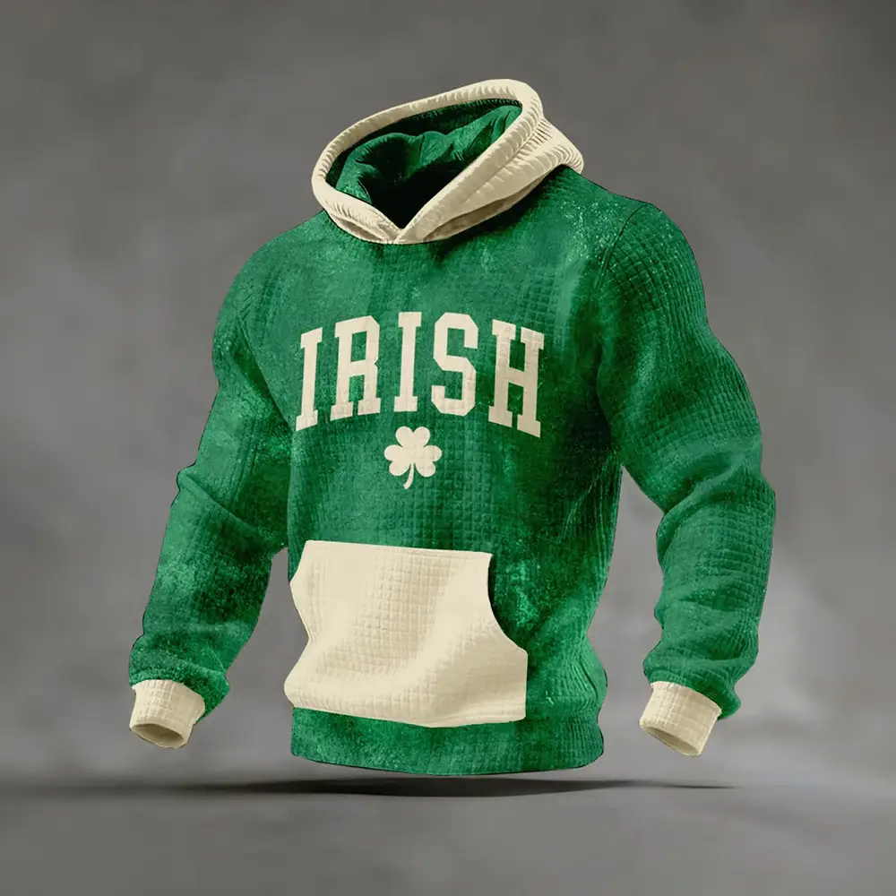 Irish Saint Patrick's Day 2026 Hoodie St Patrick's Day Hooded Sweatshirt St Paddys Gifts