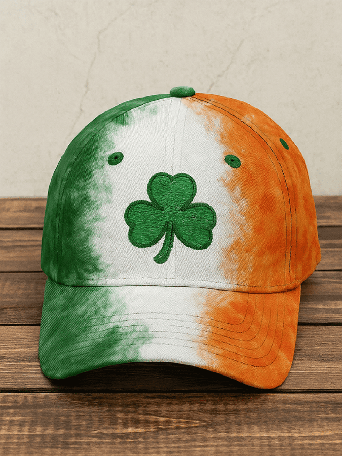 Irish Shamrock Embroidered Hat St Patrick Day Outfits Holiday Gift for Irish