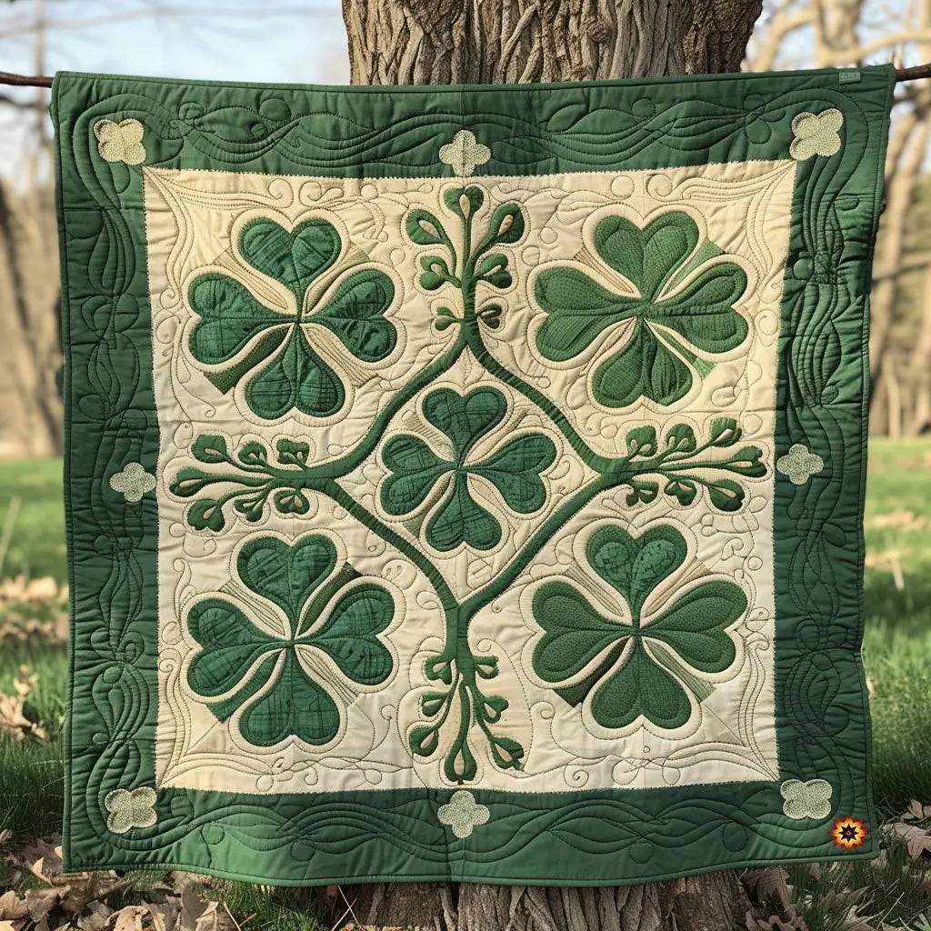 Irish Shamrock Quilted Blanket Room Decor Ideas St Patricks Day Gifts For Husband