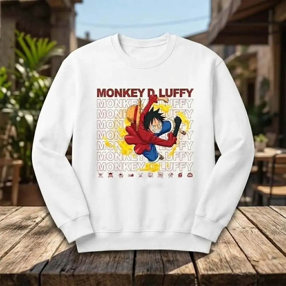 Ishowspeed Popeyes One Piece Luffy Sweatshirt 2026 Monkey D. Luffy Merch Gift For Her