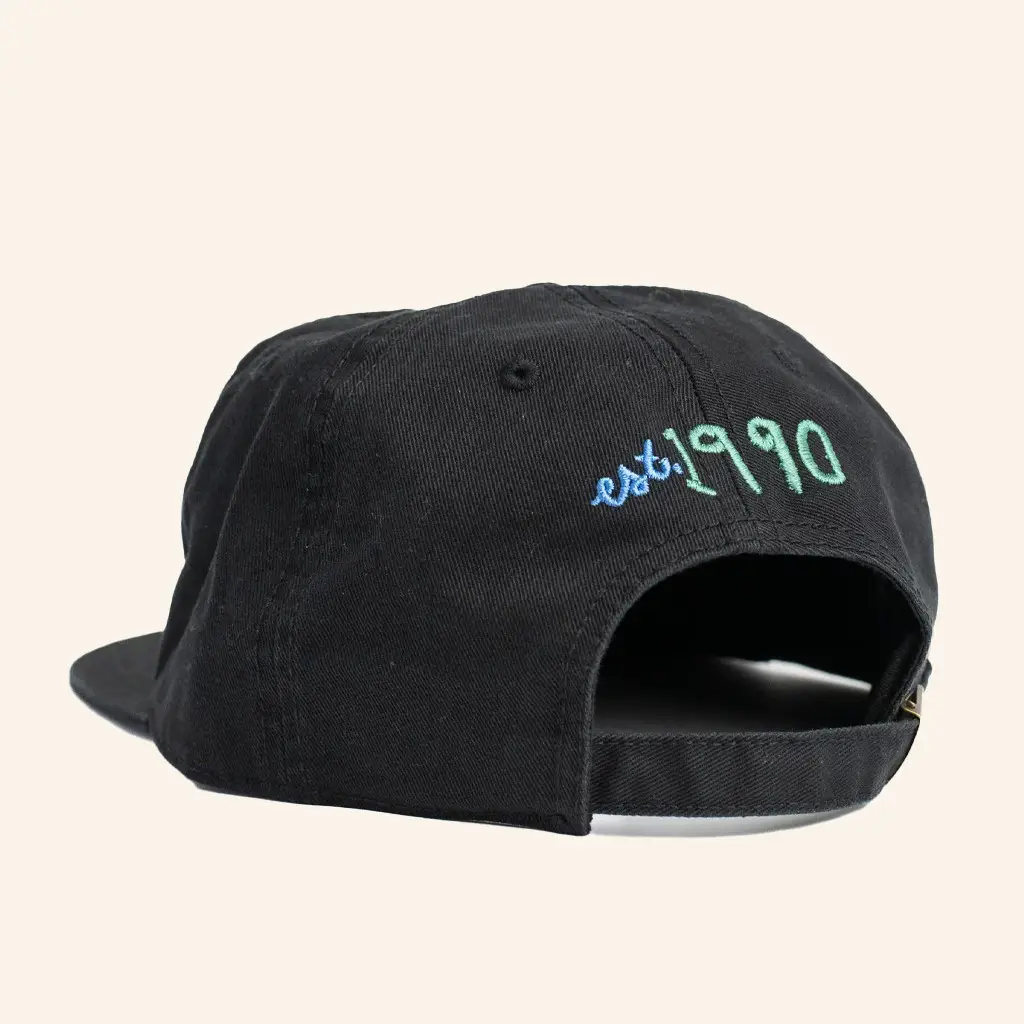 Island Creek Oysters Merch Island Creek Black 1990 Seaweed Snapback Hat Embroidered Island Creek Oysters Merch Island Creek Black 1990 Seaweed Snapback Hat Embroidered - Image 1