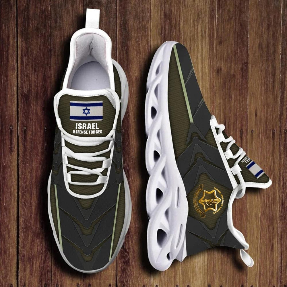 Israel Defense Forces Clunky Sneakers IDF Shoes Gifts For Israel Supporters Israel Defense Forces Clunky Sneakers IDF Shoes Gifts For Israel Supporters - Image 1