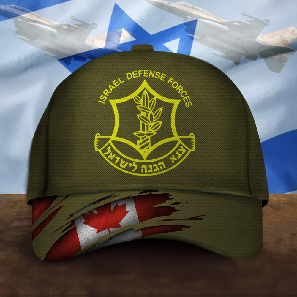 Israel Defense Forces Hat Canada I Stand With Israel Hat Israeli Military Cap Merch