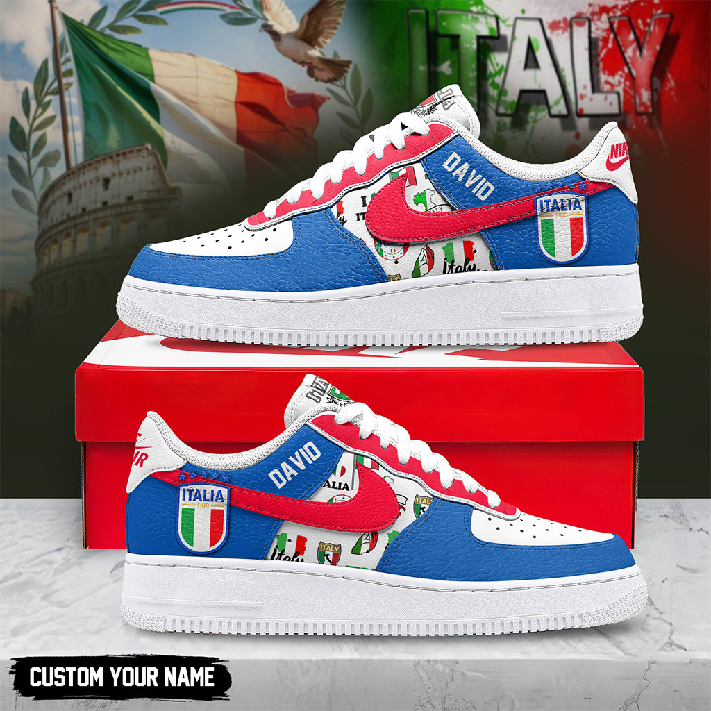 Italia Premium Fifa World Cup 2026 Af1 Shoes Sports Fan Apparel Gifts