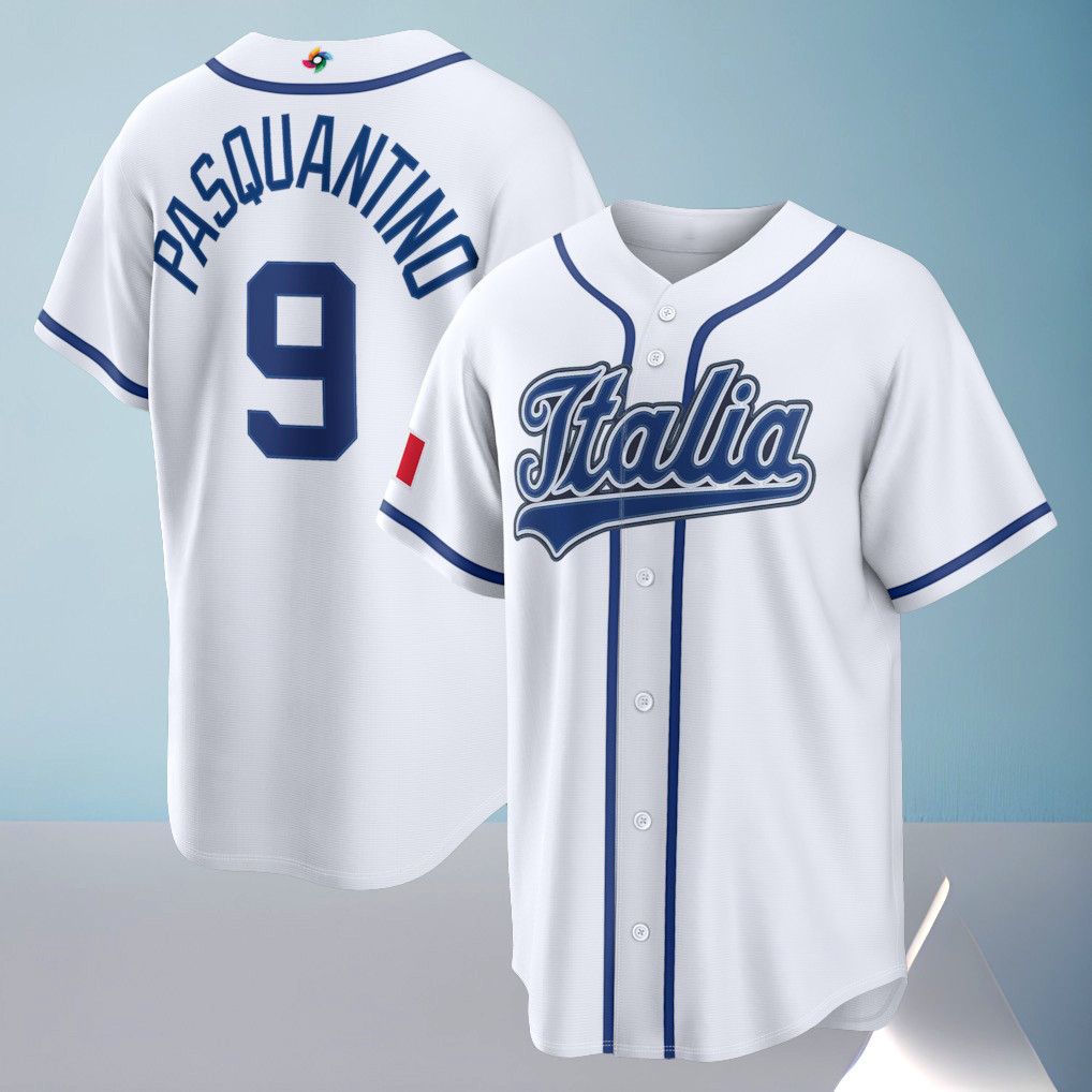 Italy Baseball Vinnie Pasquantino Jersey 2026 World Baseball Classic Home Stadium Clothing Italy Baseball Vinnie Pasquantino Jersey 2026 World Baseball Classic Home Stadium Clothing - Image 1
