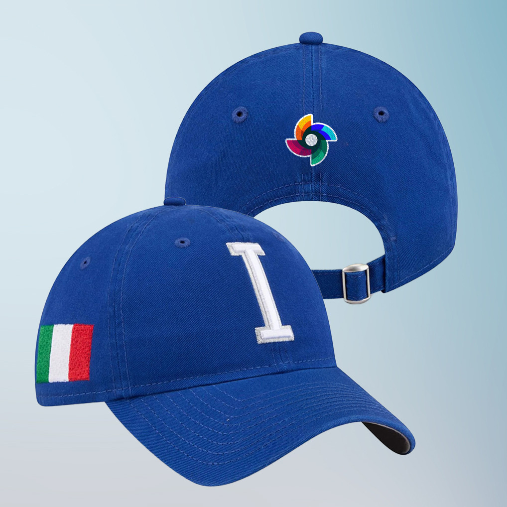 Italy Baseball World Baseball Classic 2026 Dad Hat Italy Flag Cap Gift For Baseball Fans