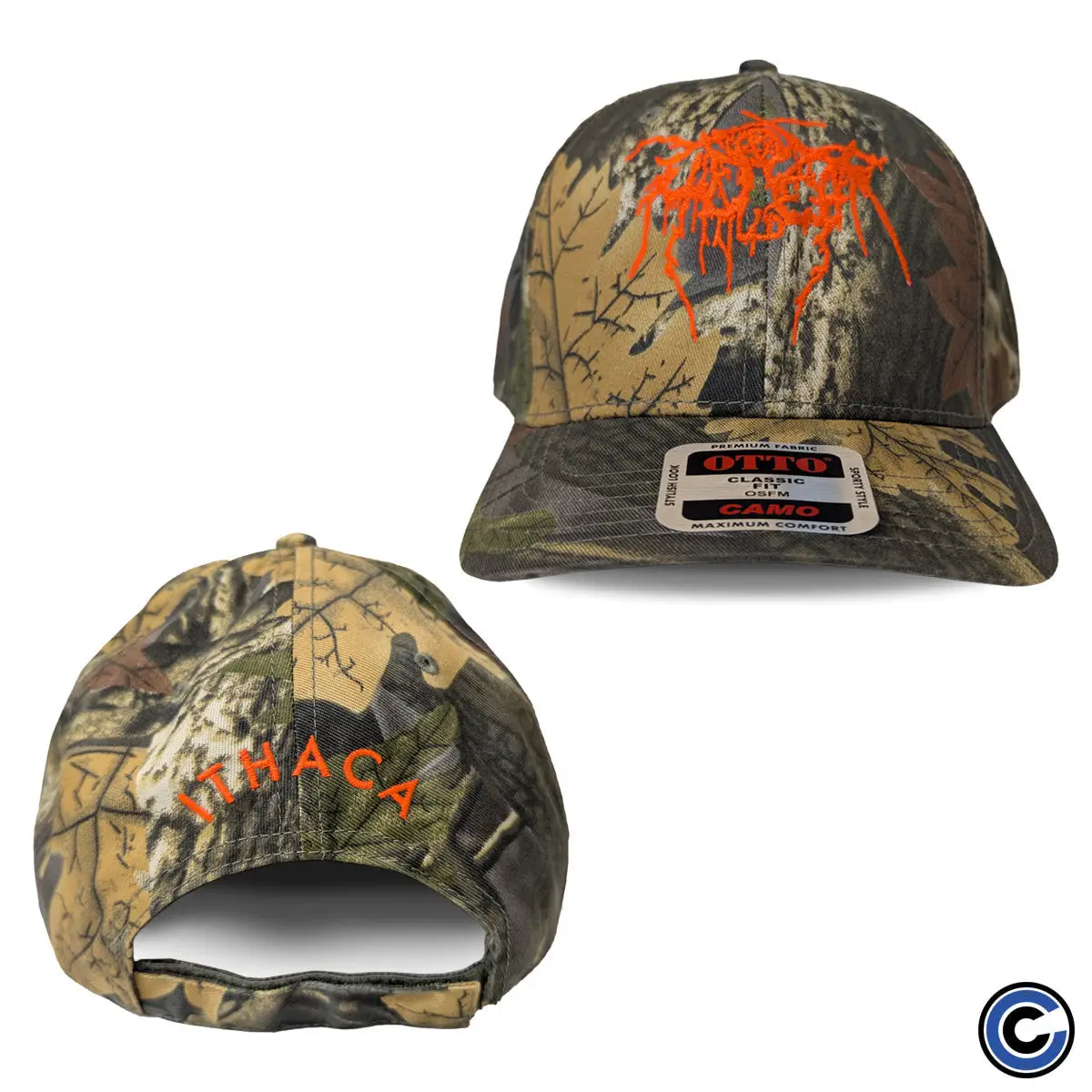 Ithaca Logo Camo Hat Gifts For Adult Son -WearandDecor Ithaca Logo Camo Hat Gifts For Adult Son -WearandDecor - Image 1