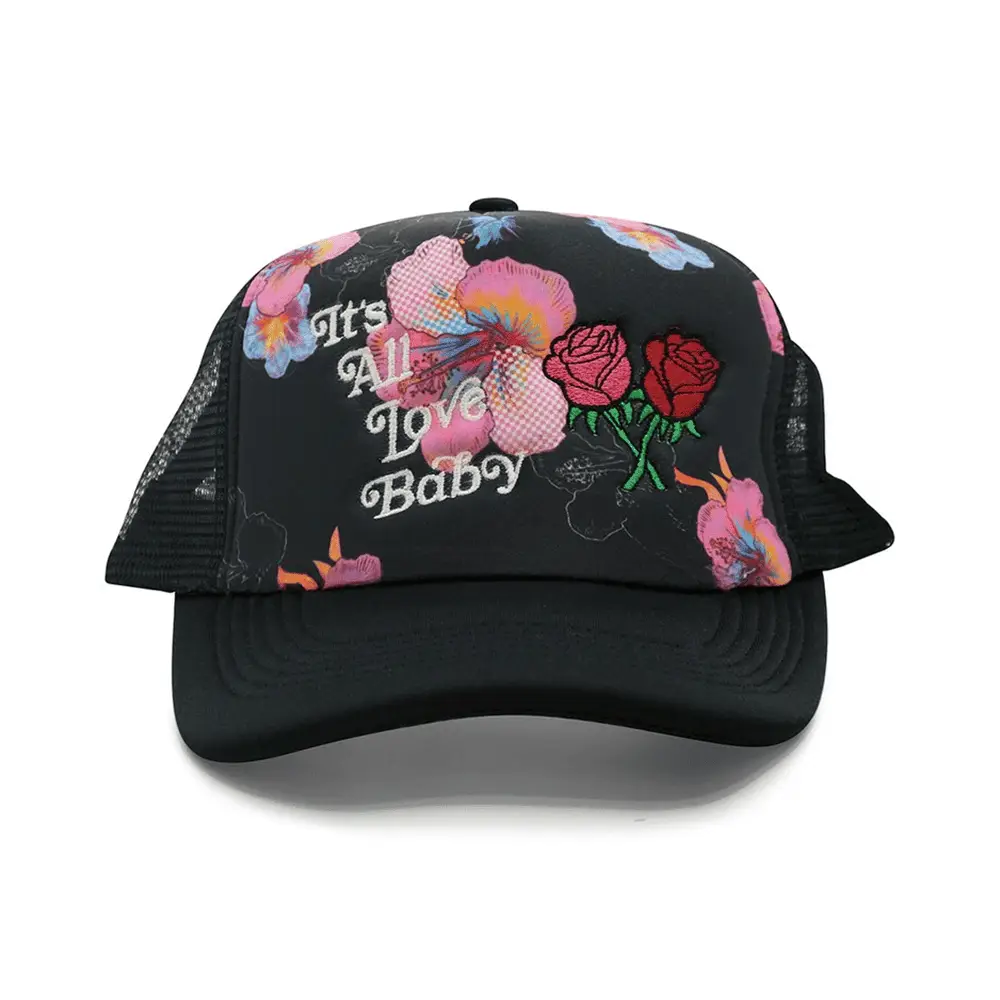 It's All Love Baby Trucker Hat Momma Rose Hat Great Father's Day Gifts -WearandDecor