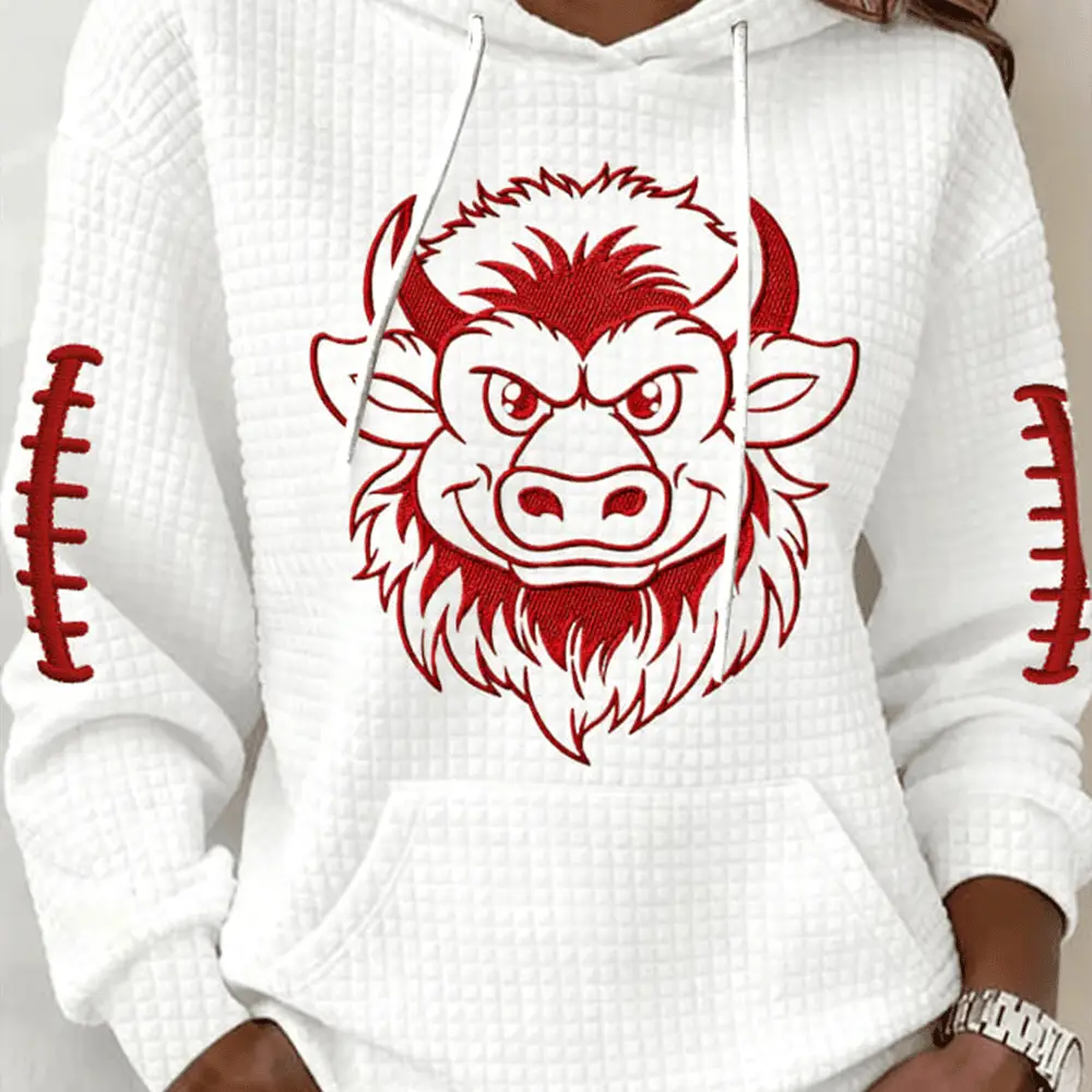 IU Football National Championship Hoodie Bull Art National Champions Indiana 2026 Merch