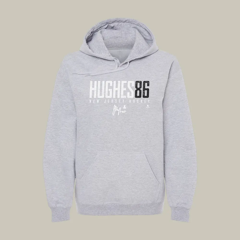 Jack Hughes New Jersey Elite Hoodie USA Hockey Gold Medal Hooded Sweatshirt Gift Idea