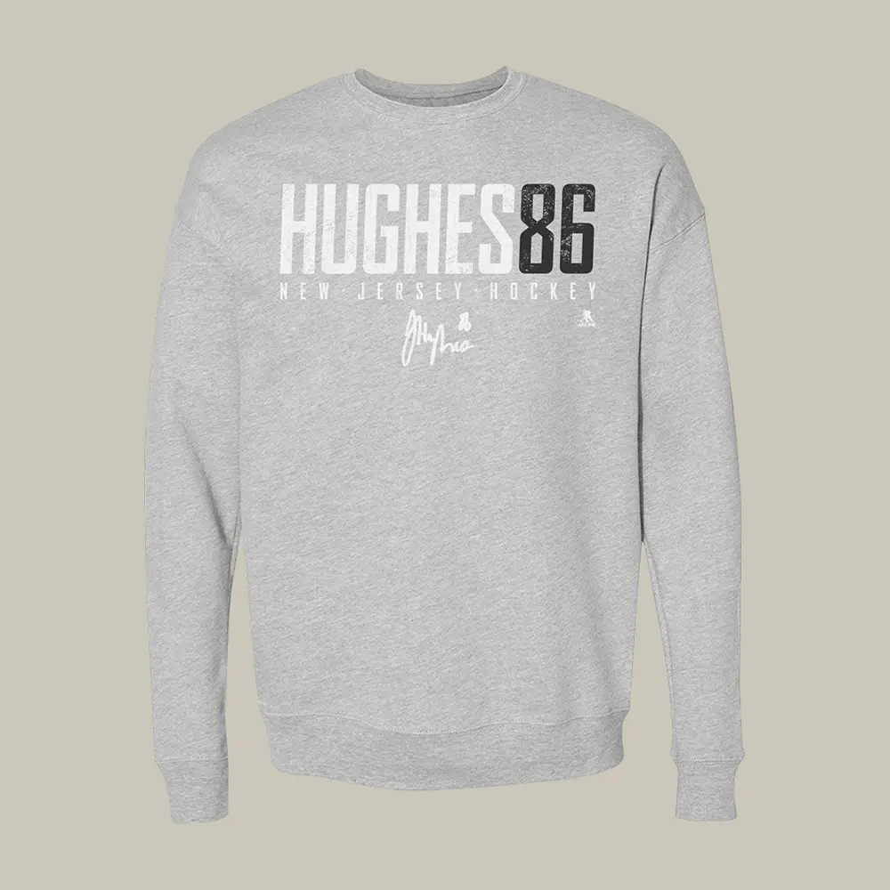 Jack Hughes New Jersey Elite Sweatshirt USA Hockey Gold Medal Jack Hughes Apparel