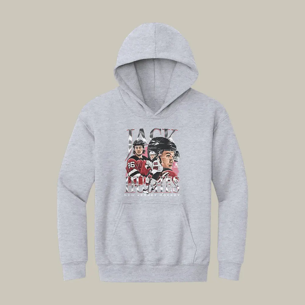 Jack Hughes New Jersey Vintage Hoodie USA Hockey Gold Merch Gift For Hockey Lover