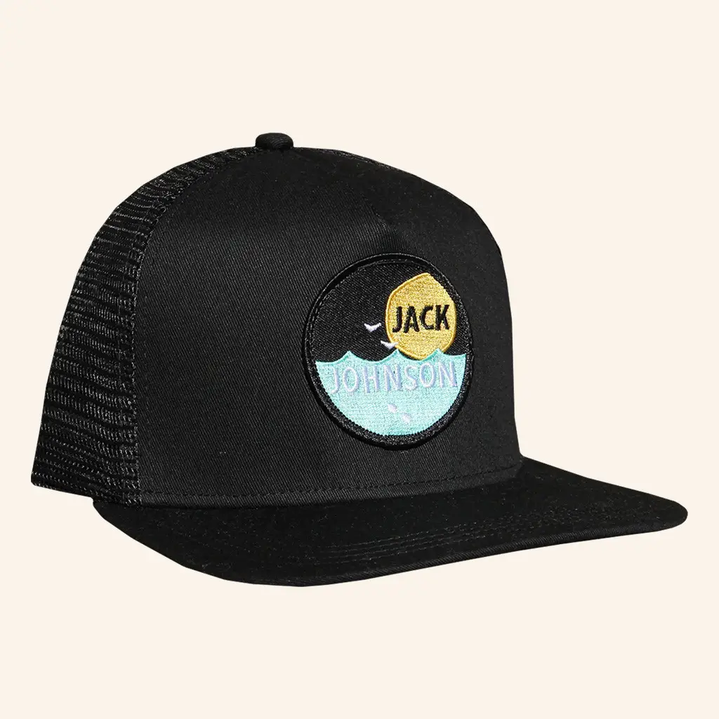 Jack Johnson Merch Embroidered Jack Johnson Trucker Hat Music Lover Gifts For Him - Wear&Decor