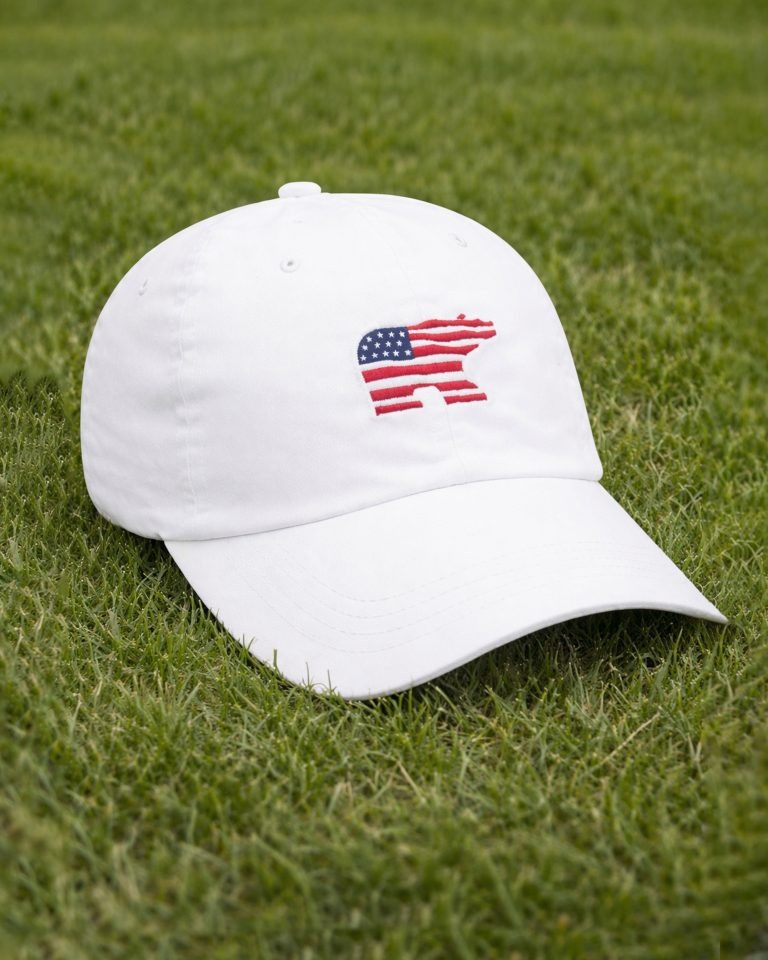 Jack Nicklaus American Flag Bear Hat Jack Nicklaus Merch Gift For Godfather's Son