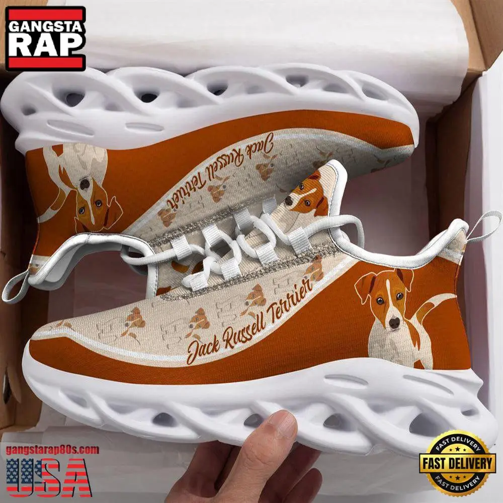 Jack Russell Terrier Dogs Lover Air Max Shoes Air Cushion Sneakers, Running Sneakers Jack Russell Terrier Dogs Lover Air Max Shoes Air Cushion Sneakers, Running Sneakers - Image 1