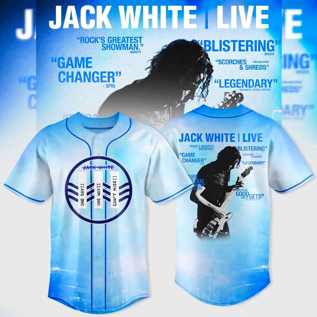 Jack White Live Tour 2026 Jersey Jack White Merch Unique Gifts For Music Lovers