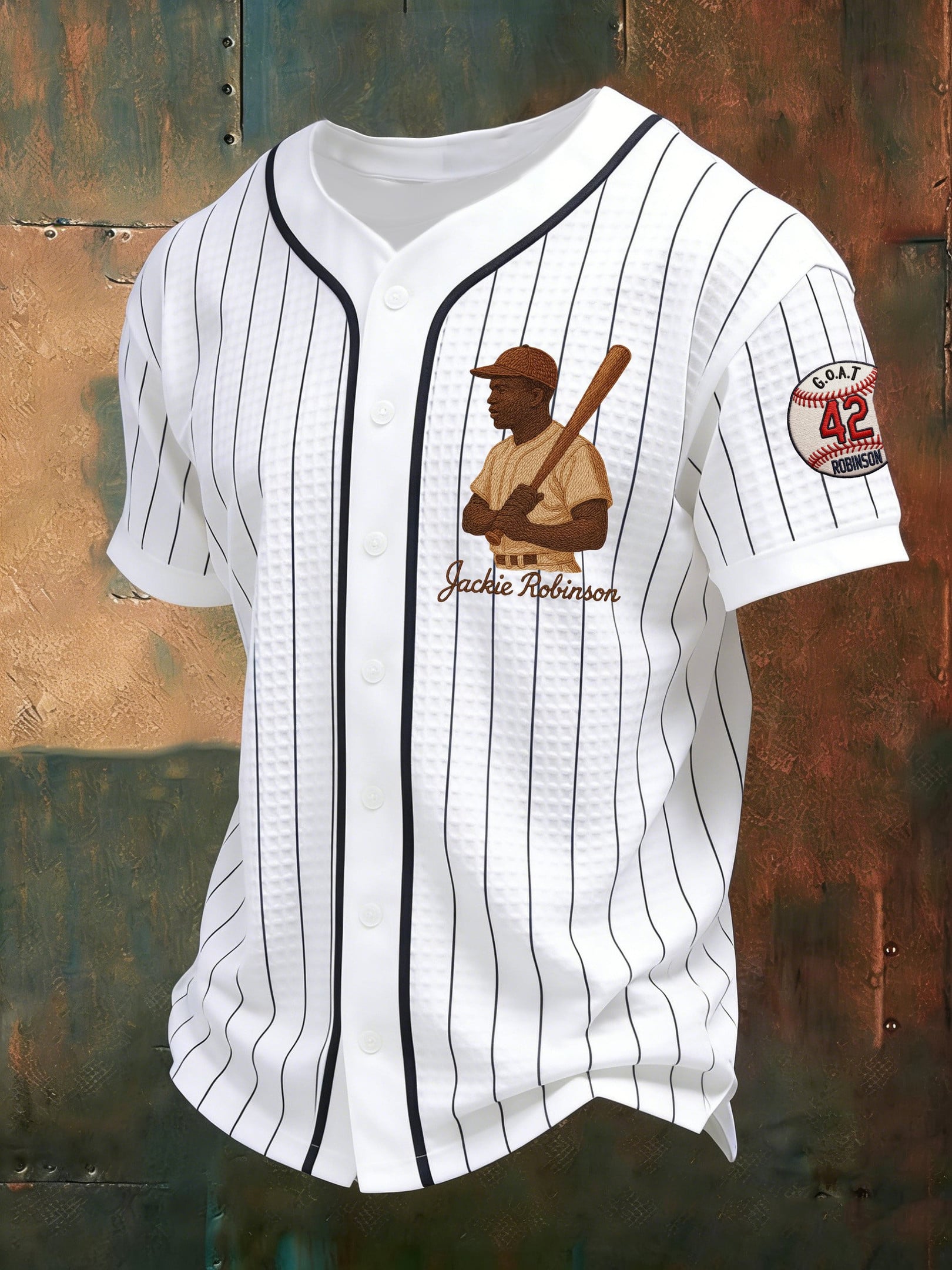Jackie Robinson Day Merch GOAT 42 Jackie Robinson Jersey Gifts For Baseball Lovers