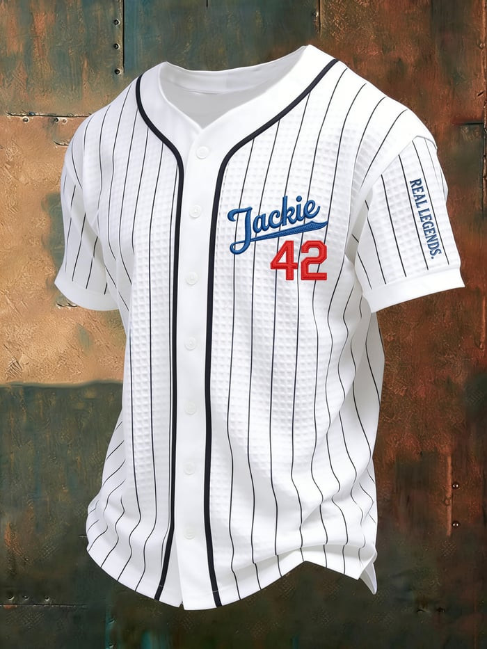 Jackie Robinson Day Merch Jackie Robinson 42 Jersey USA Baseball Legend Tribute Gift