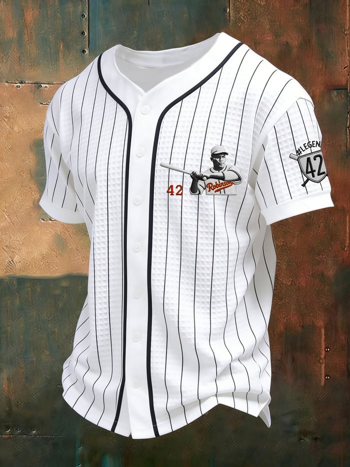 Jackie Robinson Day Merch Jackie Robinson 42 USA Baseball Jersey Tribute Gift