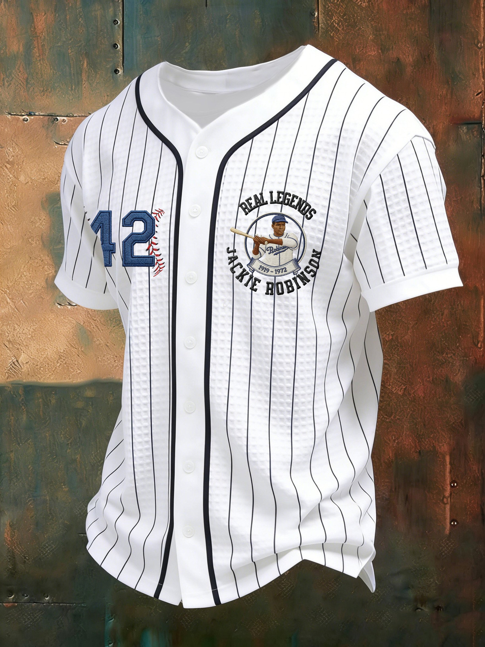 Jackie Robinson Day Real Legends 42 Baseball Jersey Jackie Robinson Clothing Gift For Dad