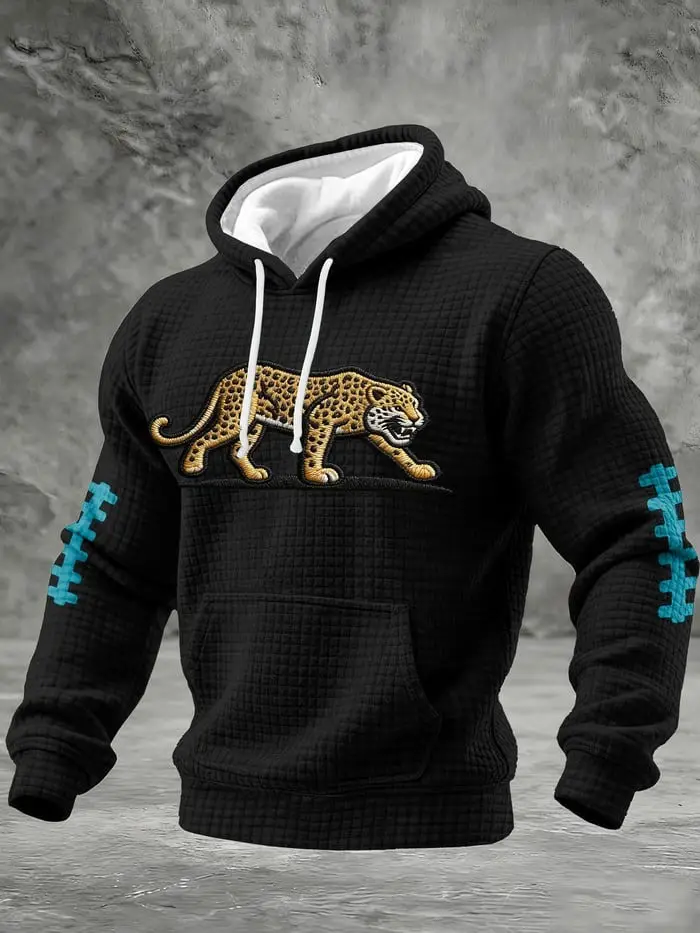 Jacksonville Jaguars Hoodie Men's Game Day Outfits Football Present For Jaguars Fans
