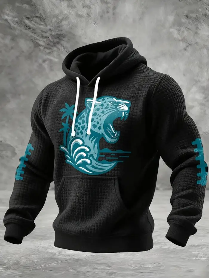 Jacksonville Jaguars Hoodie Men's Game Day Sports Apparel Jaguars Merch Football Fans Gifts