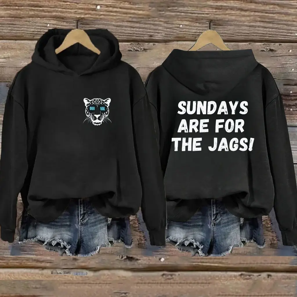 Jacksonville Jaguars Hoodie Sundays Are For The Jags Hooded Sweatshirt Best Football Fan Gifts