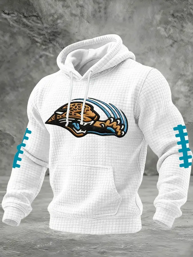 Jacksonville Jaguars Merch Football Hoodie Game Day Hooded Sweatshirt Fans Present Ideas Jacksonville Jaguars Merch Football Hoodie Game Day Hooded Sweatshirt Fans Present Ideas - Image 1