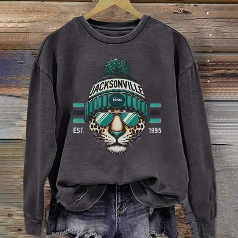 Jacksonville Jaguars Sweatshirt Women Game Day Outfits Football Fan Merch Unique Jaguars Gifts