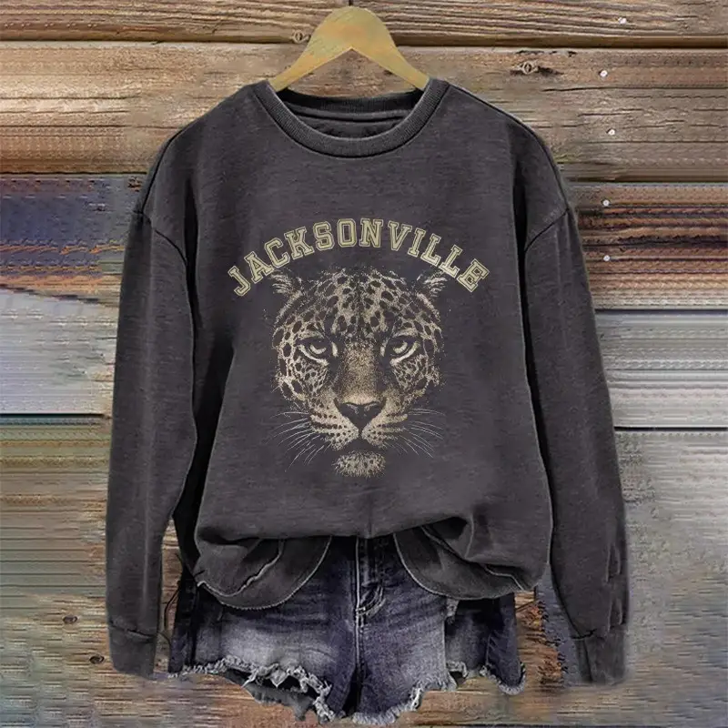 Jacksonville Jaguars Sweatshirt Womens Gameday Clothing Great Football Gifts For Jaguars Fans