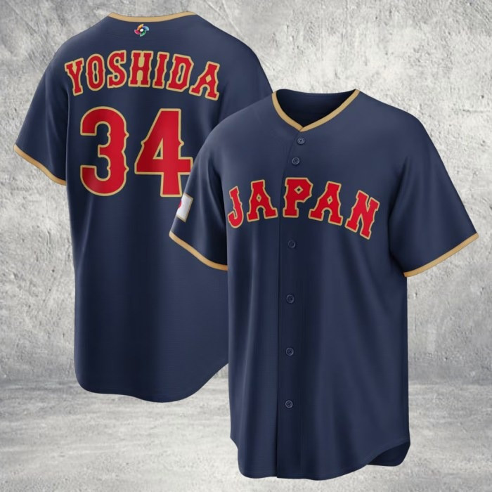 Japan Baseball Masataka Yoshida 2026 World Baseball Classic Road Stadium Jersey