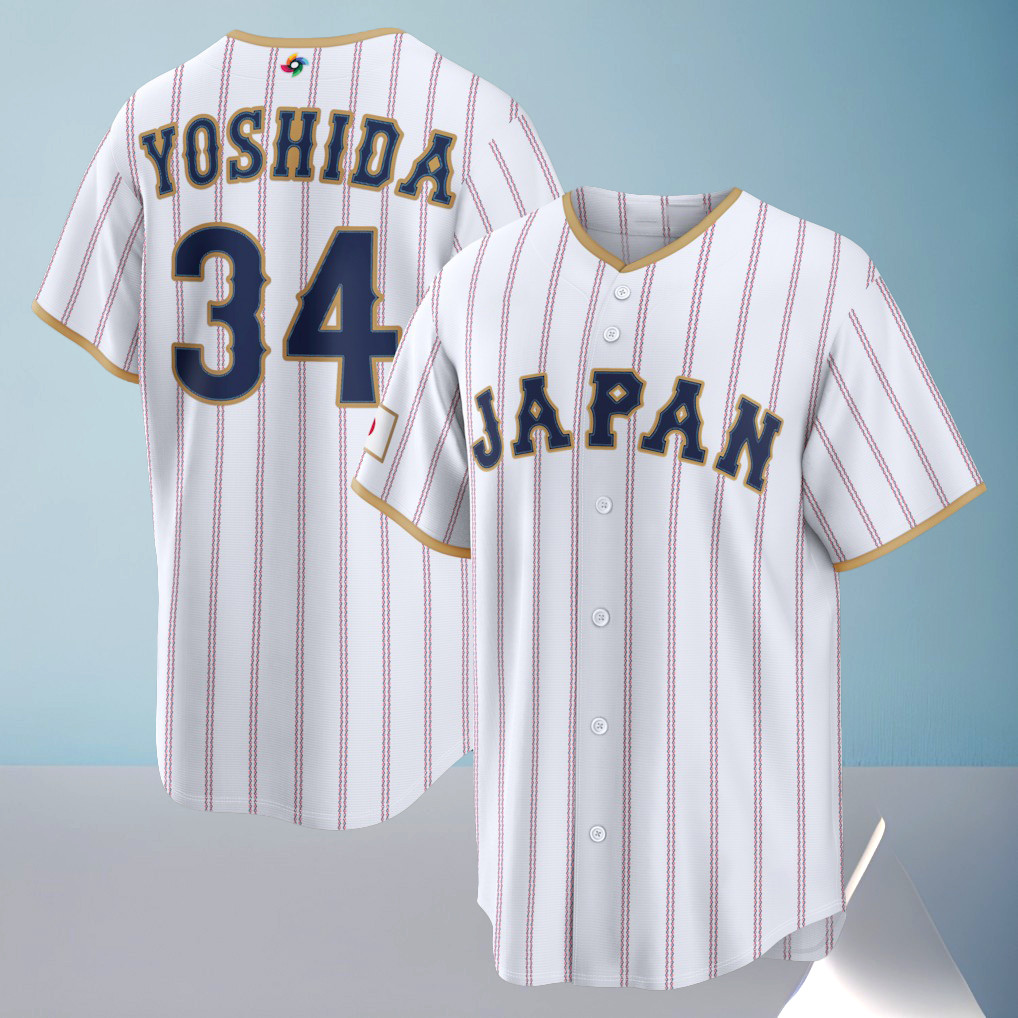 Japan Baseball Masataka Yoshida Jersey 2026 World Baseball Classic Home Stadium Apparel Ideas