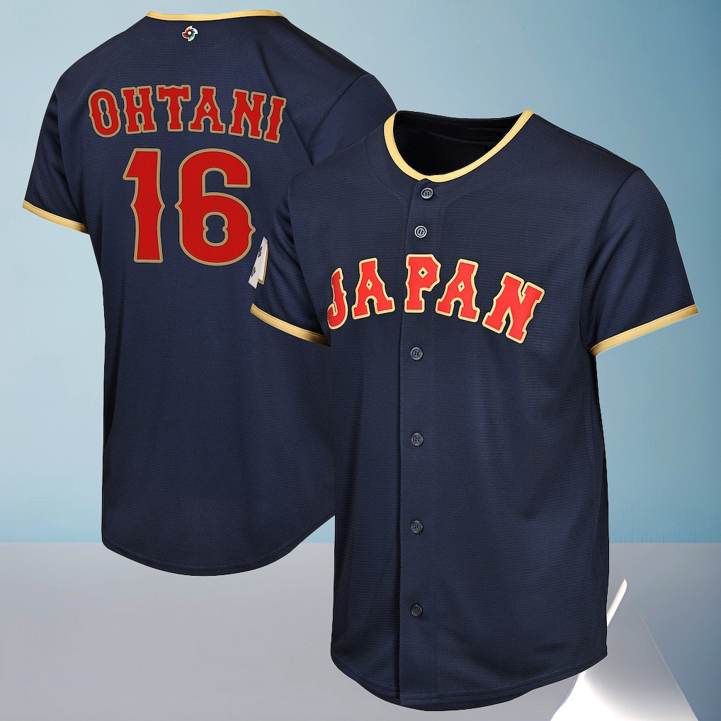 Japan Baseball Shohei Ohtani 2026 World Baseball Classic Road Replica Jersey Best Gift For Baseball Lovers