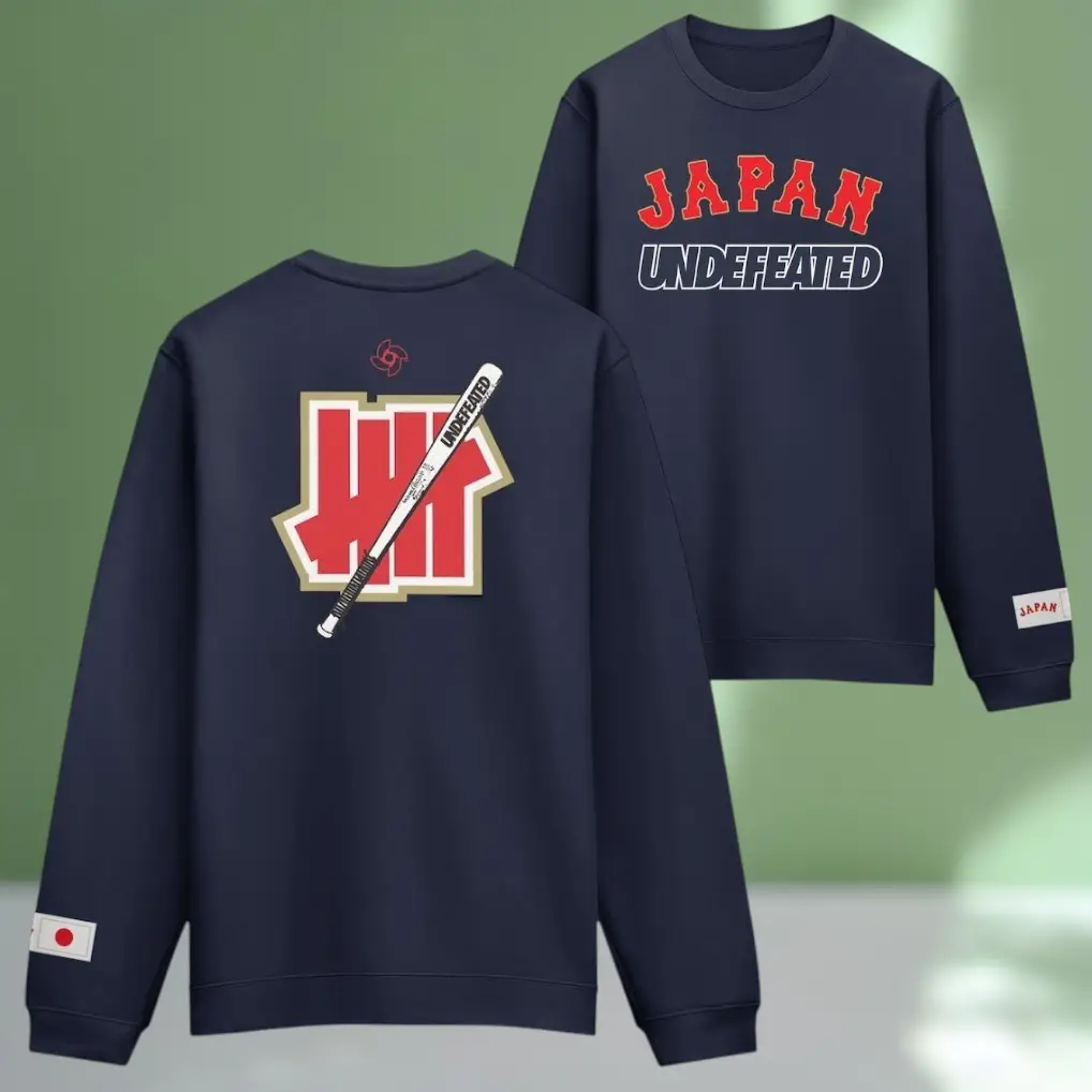Japan Baseball x Undefeated 2026 World Baseball Classic Club Sweatshirt WBC Team Theme Gift Outfits
