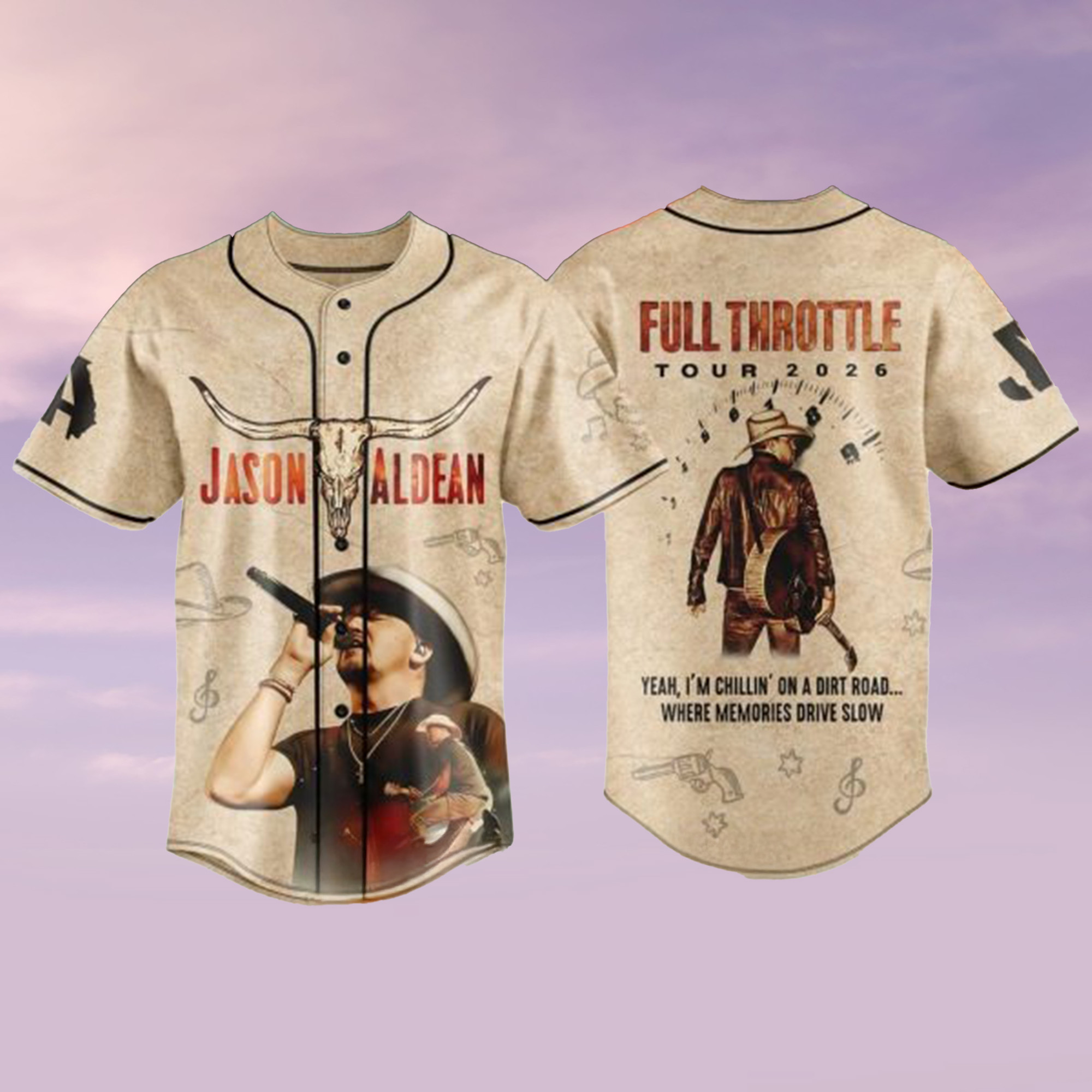 Jason Aldean Jersey World Tour 2026 Clothing Unique Gift Ideas For Boyfriend