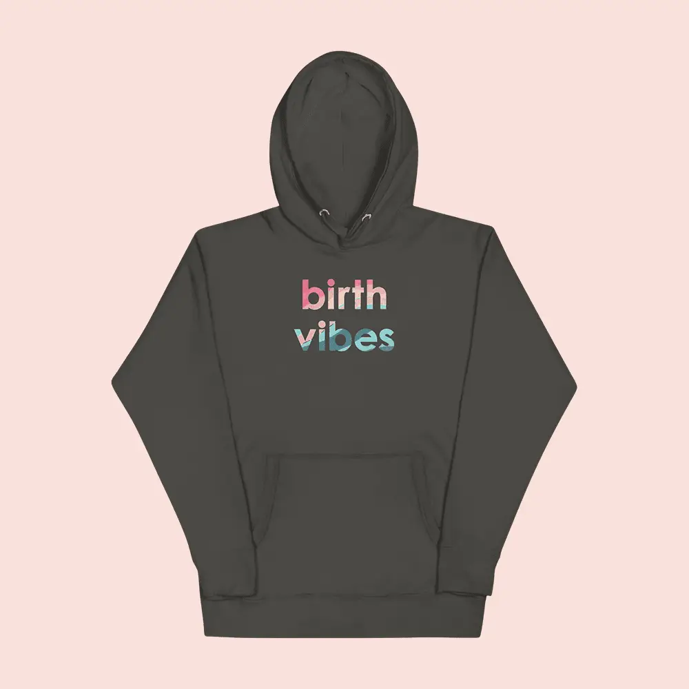 Jen Hamilton Merch Birth Vibes Hoodie Colorful Graphic Hooded Sweatshirt Gifts For Friends Jen Hamilton Merch Birth Vibes Hoodie Colorful Graphic Hooded Sweatshirt Gifts For Friends - Image 1