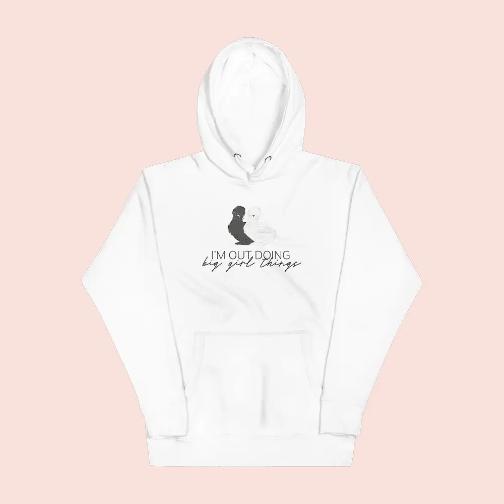 Jen Hamilton Merch I'm Out Doing Big Girl Thing Hoodie Tiktok Trending Apparel Gifts Ideas