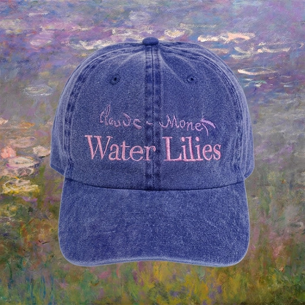 Jennifer Lawrence Claude Monet Hat Water Lilies Ball Cap 2026 Special Gift Ideas