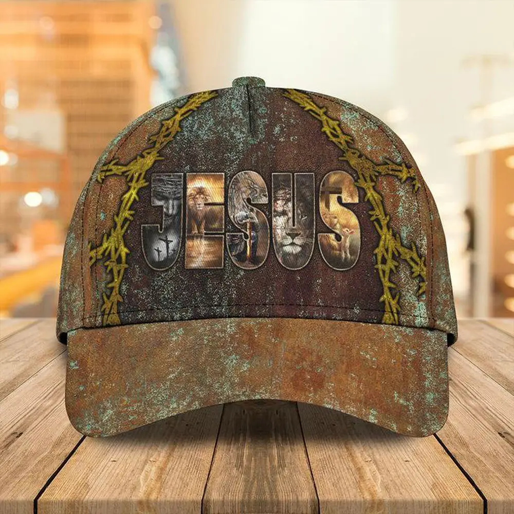 Jesus Hat Old Vintage Faith Christian Hats Gifts For Jesus Lovers -WearandDecor