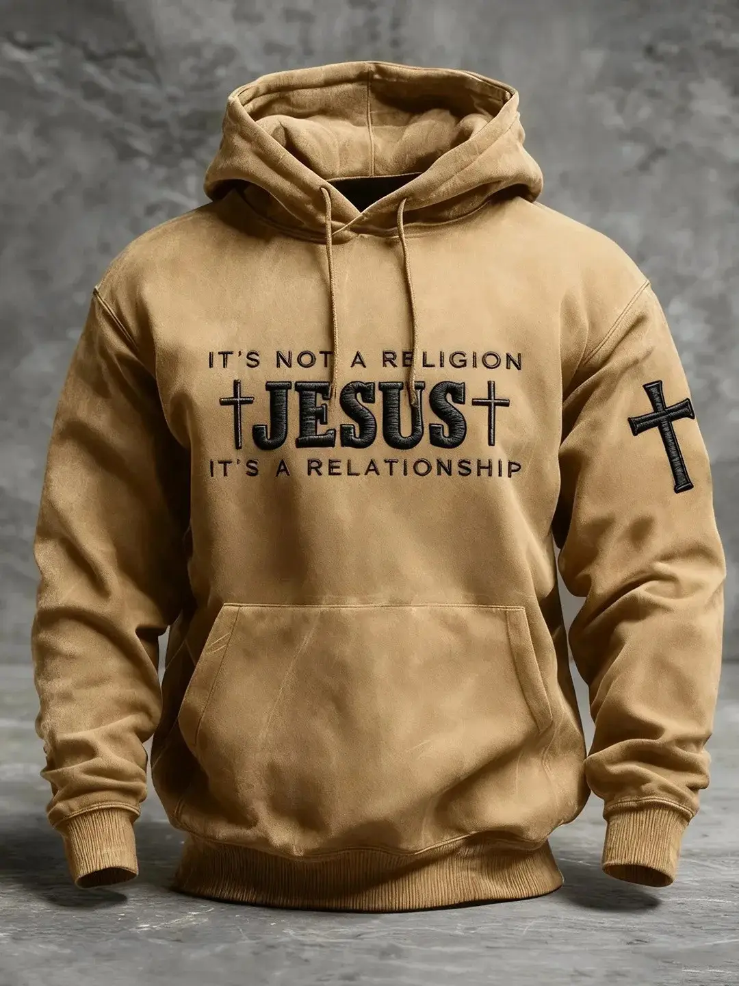 Jesus It's Not A Religion It's A Relationship Hoodie Faith Based Apparel Christian Gift For Him