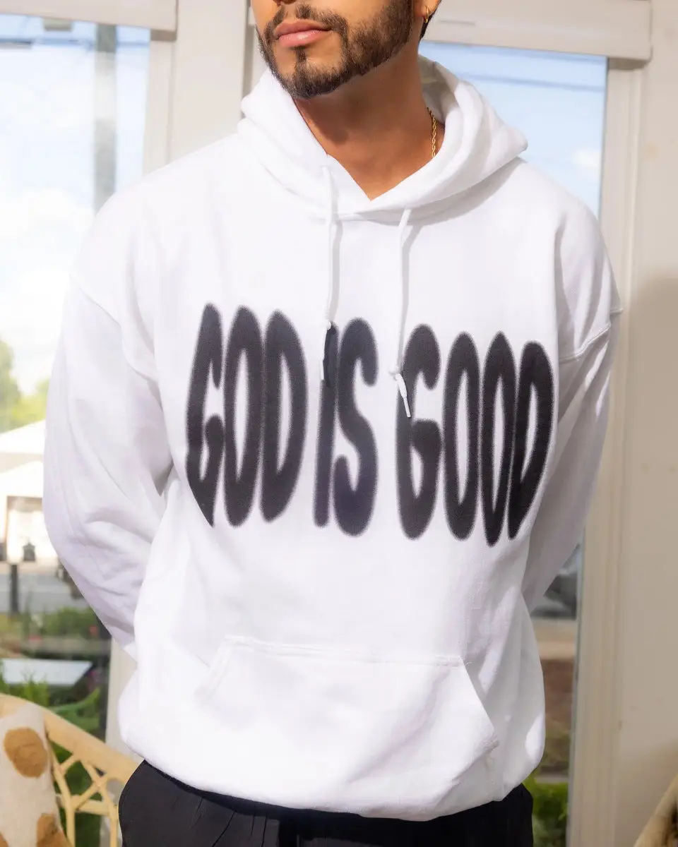 Jesus Loves You Merch God Is Good Hoodie Streetwear Style Religious Gift