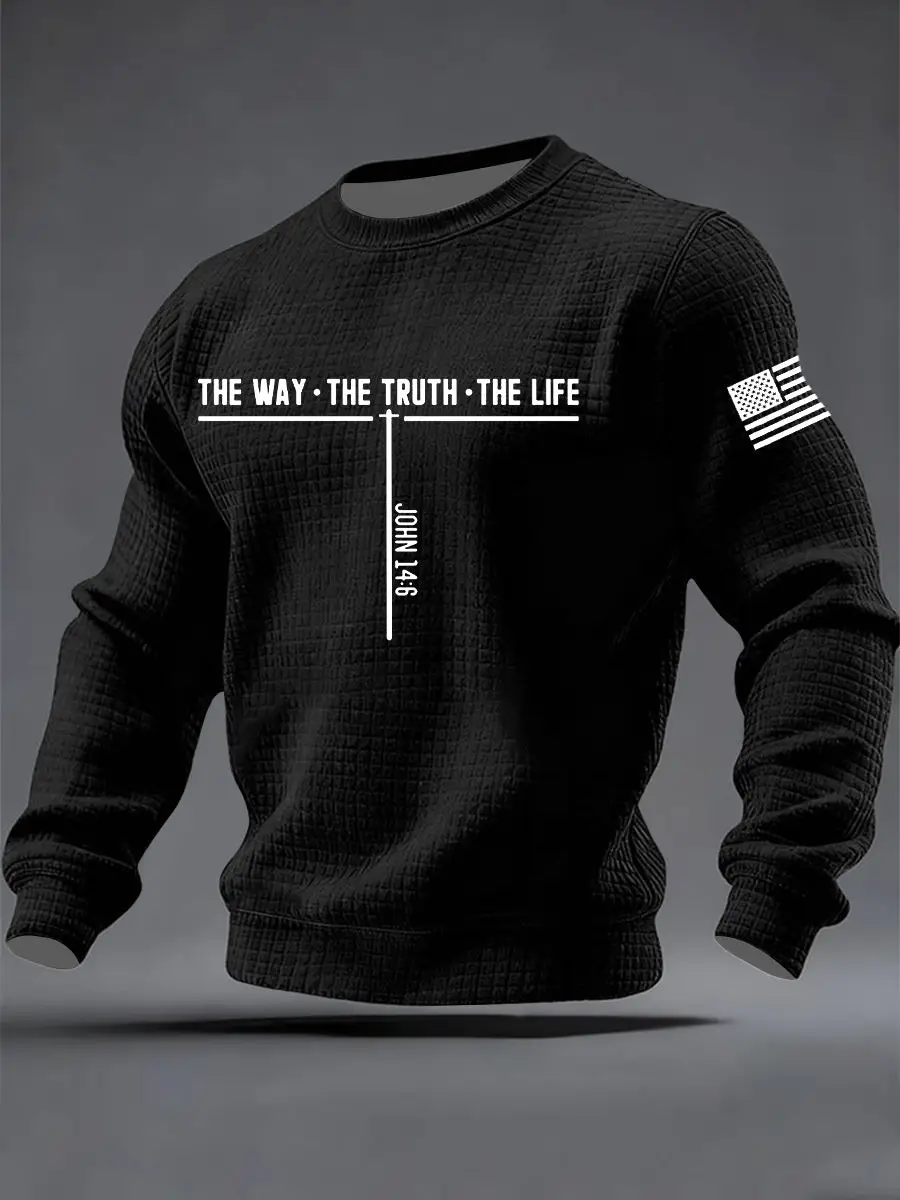 Jesus The Way The Truth The Life Sweatshirt Christian Apparel Unique Christian Gift