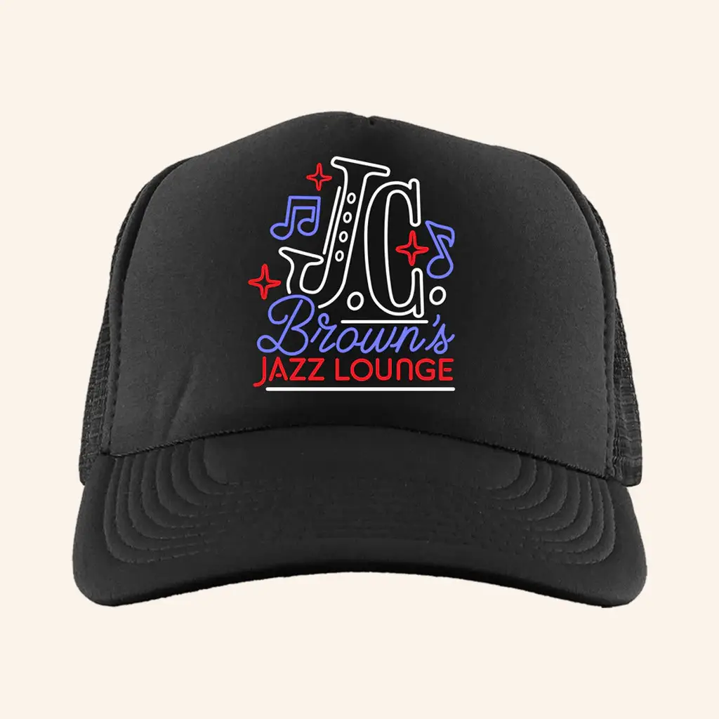 Jhene Aiko Merch JC Brown's Jazz Lounge Trucker Hat Gifts For Music Lovers -WearandDecor